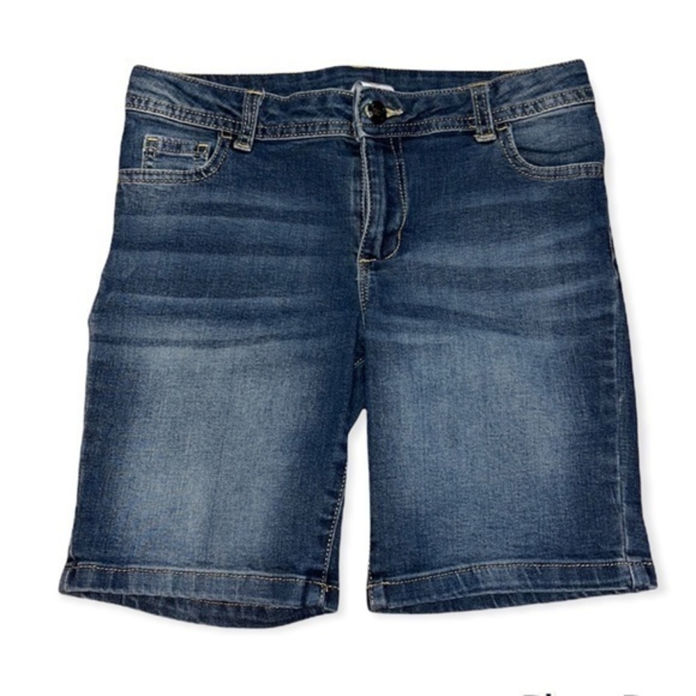 Wonder Nation boys size 12 denim shorts blue